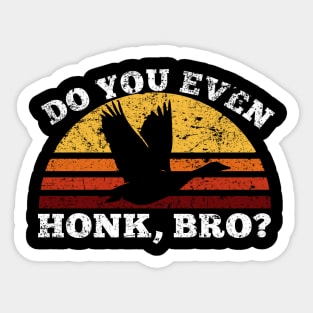 Do You Even Honk, Bro? Sticker